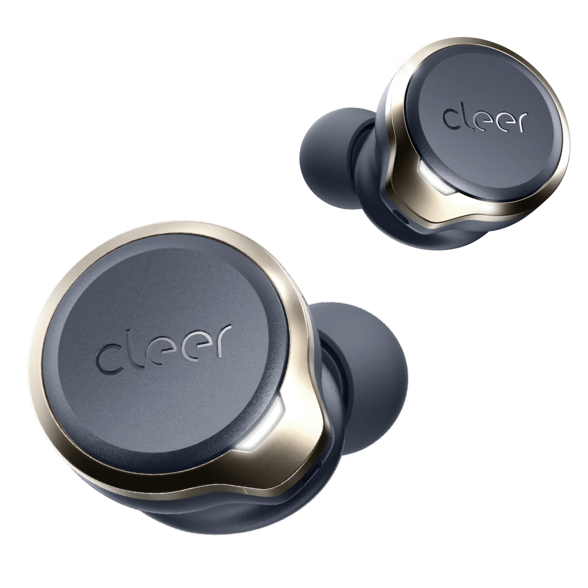 Cleer Audio ALLY PLUS True Wireless Earbuds Navy The Brick