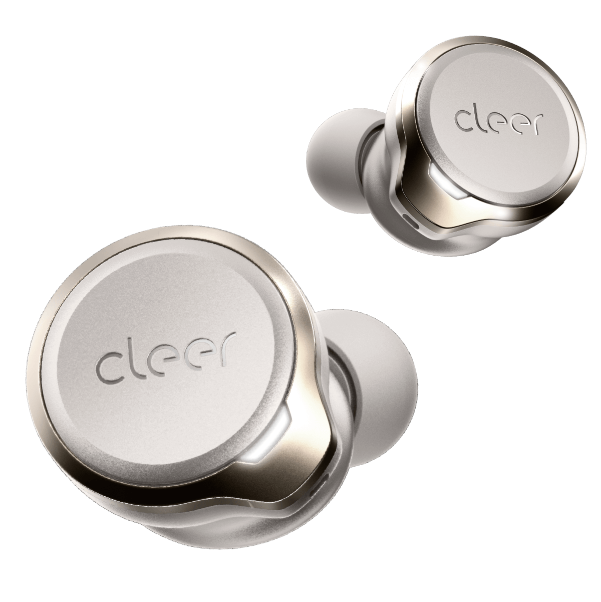 Cleer Audio ALLY PLUS True Wireless Earbuds Grey The Brick