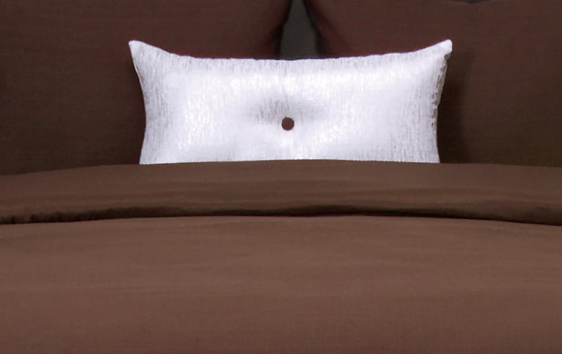 Belfast Chocolate 3 Piece Twin Duvet Cover Set