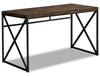 Brady 47.25\" Reclaimed Wood Look Office Desk - Brown