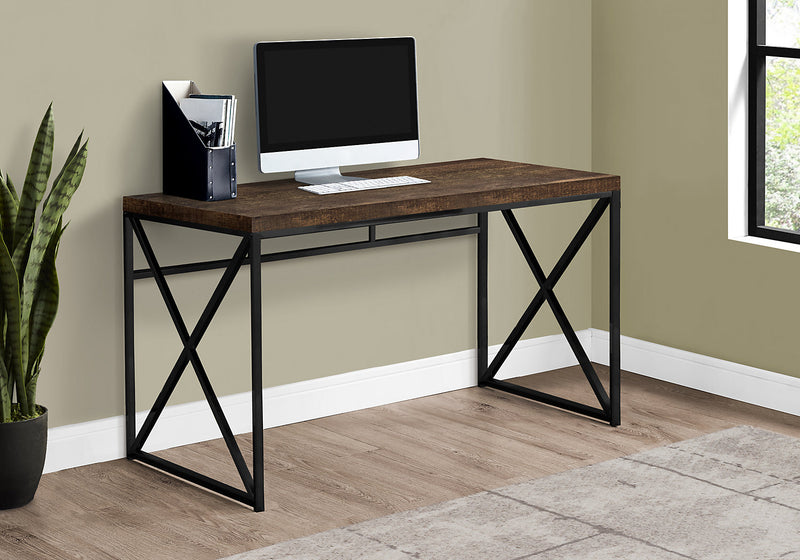 Brady 47.25\" Reclaimed Wood Look Office Desk - Brown