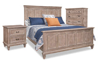 Calistoga 5-Piece Queen Bedroom Package with Chest and Nightstand – Dovetail Grey