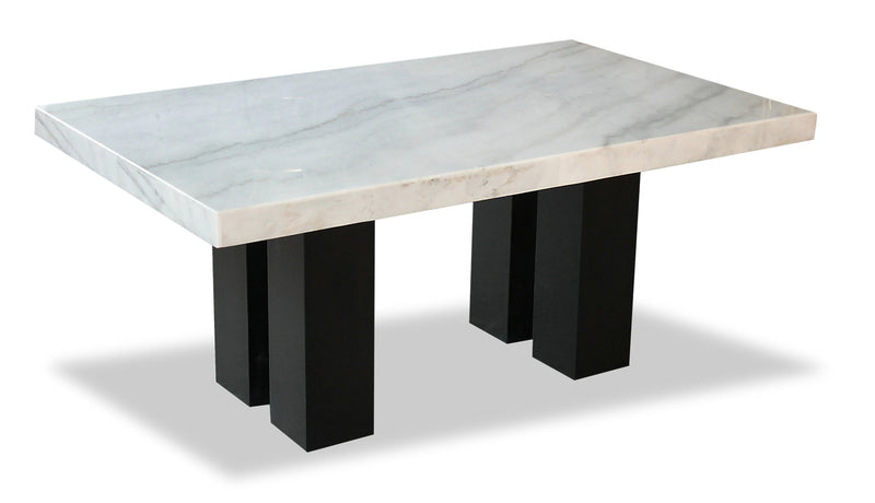 Cami Dining Table - {Contemporary} style Dining Table {Medium Density Fibreboard (MDF)}, {Solid Hardwoods}, {Birch}, 