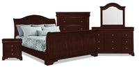 Carmen 7-Piece Queen Bedroom Package – Cherry