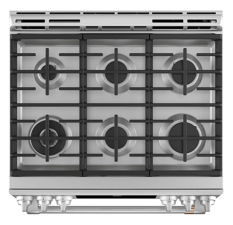 Café 30" SlideIn DualFuel Convection Range CC2S900P2MS1 The Brick