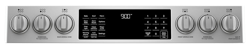 Cafe 7 Cu. Ft. Smart Dual Fuel Range with True European Convection and Self Clean Racks - Stainless Steel - CC2S950P2MS1