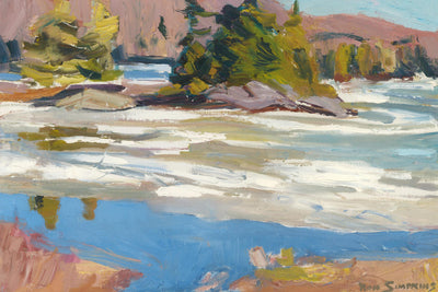 "Little Running River" Giant Art 72x48 Wall Art
