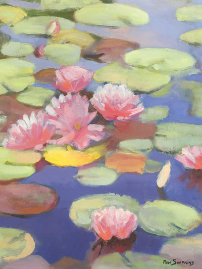 "Passion In Pink" Giant Art 72x54 Wall Art
