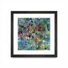 \"Carpe Diem 2\" Matted and Framed Black 36x36 Wall Art