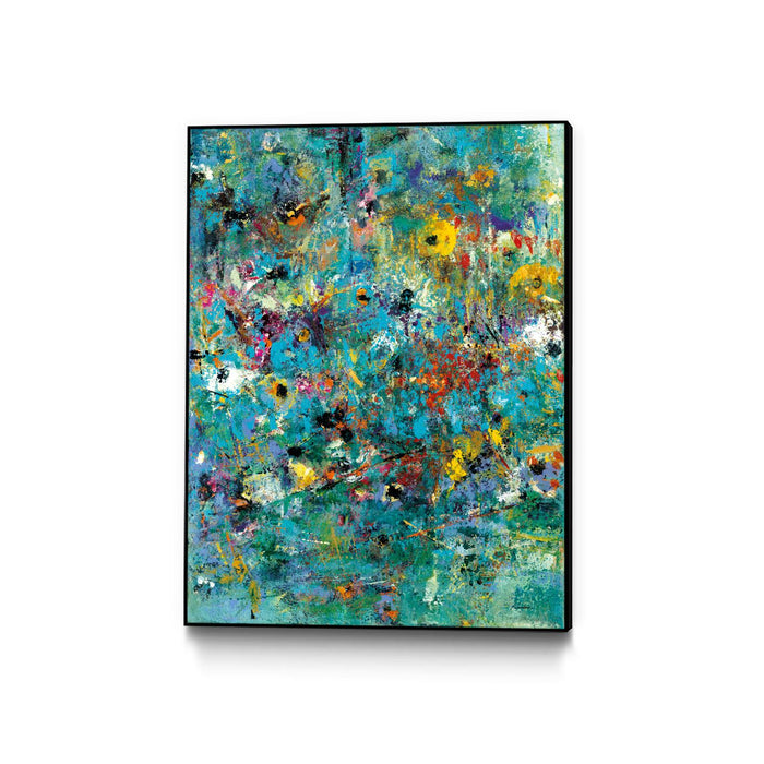 \"Carpe Diem 3\" Canvas Framed Black 30x40 Wall Art
