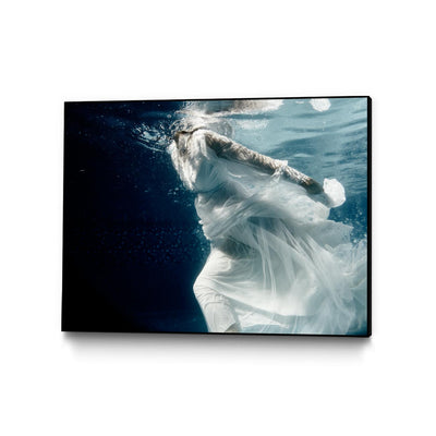 "Approach" Canvas Framed Black 40x30 Wall Art