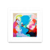 \"Traveling Back In Time\" Matted and Framed White 36x36 Wall Art