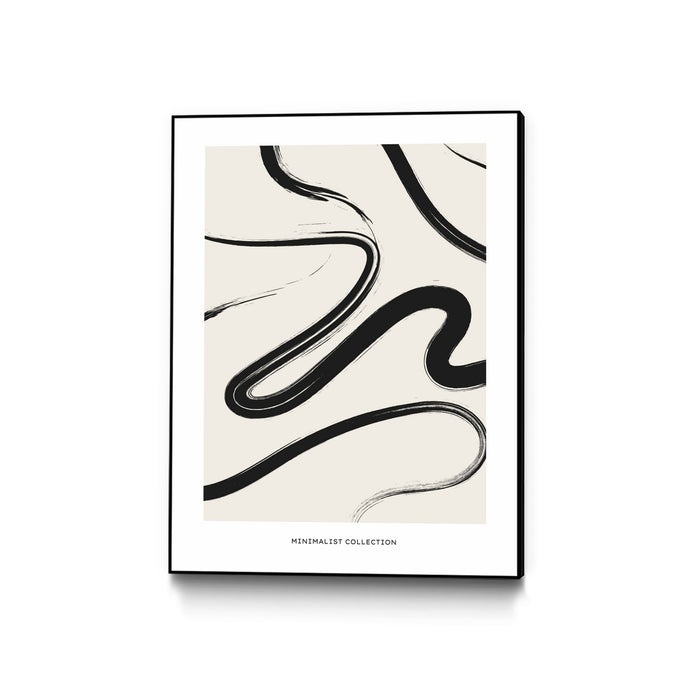 \"Free\" Canvas Framed Black 24x32 Wall Art