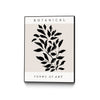 \"Forms Of Art\" Canvas Framed Black 18x24 Wall Art