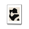 \"Untilted\" Canvas Framed Black 18x24 Wall Art