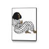 \"Form Vi\" Canvas Framed Black 24x32 Wall Art
