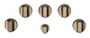 Café 5-Piece Gas Cooktop Brushed Bronze Knobs - CXCG1K0PMBZ