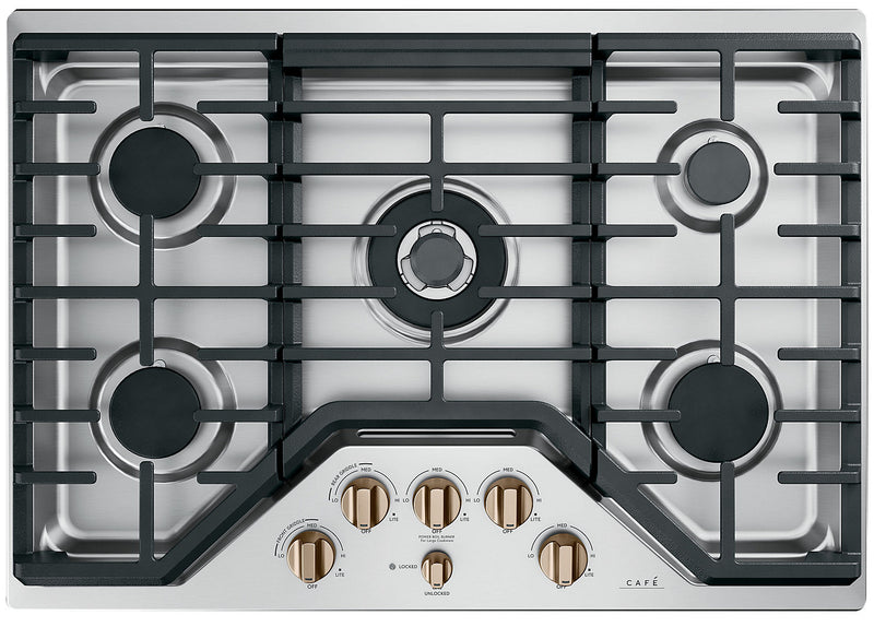 Café 5-Piece Gas Cooktop Brushed Copper Knobs - CXCG1K0PMCU