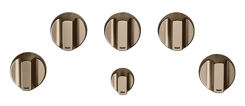 Café 5-Piece Gas Cooktop Brushed Copper Knobs - CXCG1K0PMCU - Accessory Kit in Brushed Copper
