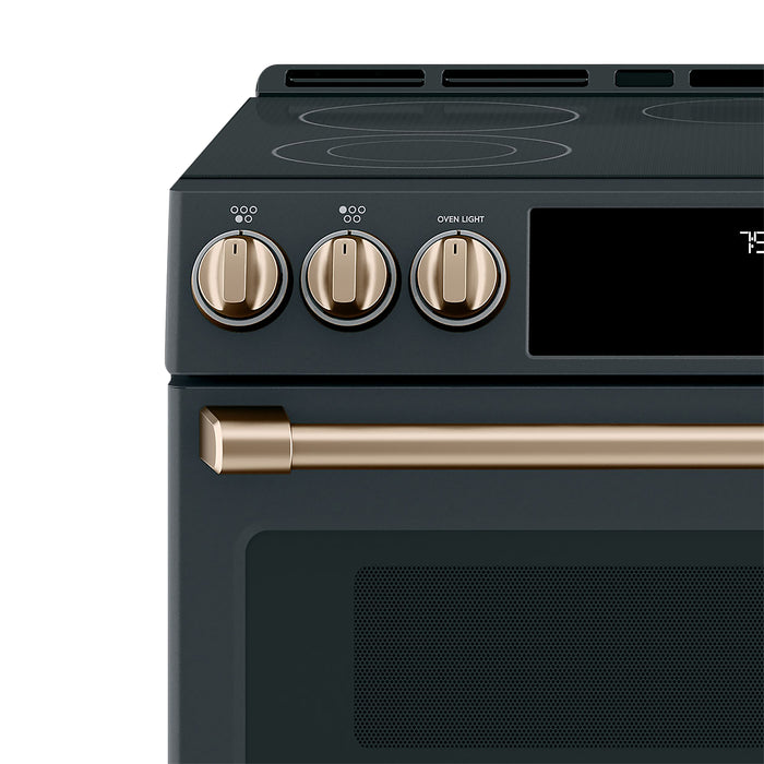 Café Electric Range Brushed Bronze Knobs and Handles Set - CXFCEHKPMBZ