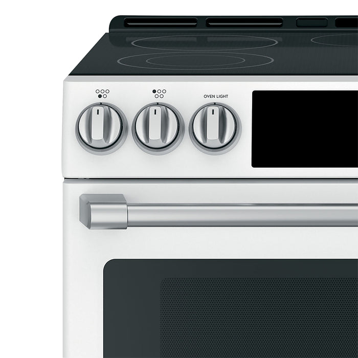 Café Electric Range Brushed Stainless Steel Knobs and Handles Set - CXFCEHKPMSS