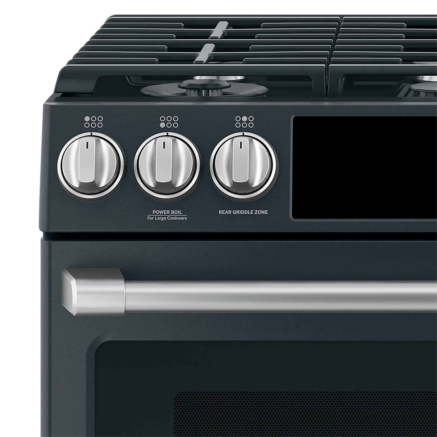 Gas Handle Set Café Gas Range Brushed Stainless Steel Knobs and Handles Set - CXFC ...
