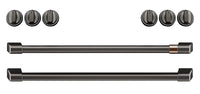 Café Induction Range Brushed Black Knobs and Handles Set - CXFCHHKPMBT