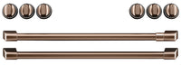 Café Induction Range Brushed Copper Knobs and Handles Set - CXFCHHKPMCU
