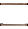 Café Dual-Drawer Refrigerator Brushed Copper Handle Set - CXMA3H3PNCU