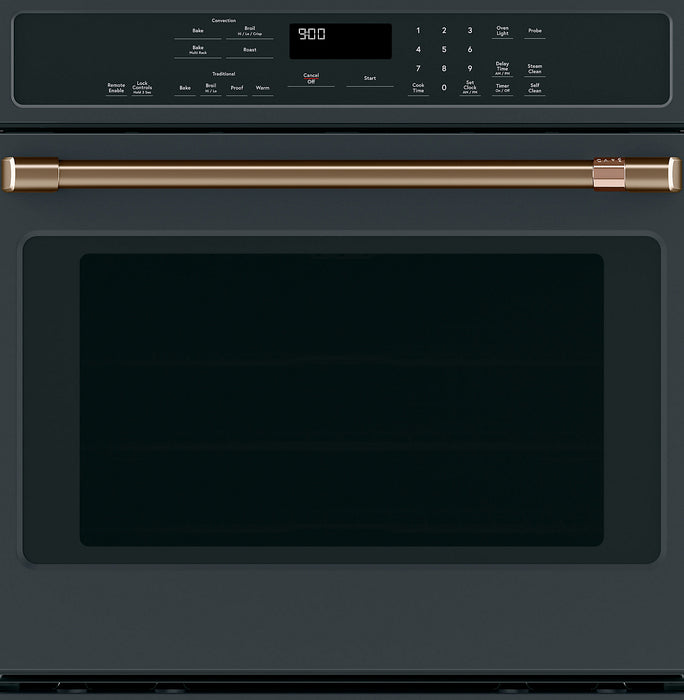 Café Single Wall Oven Brushed Bronze Handle - CXWS0H0PMBZ
