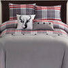 Lodge 5-Piece King Comforter Set - Grey