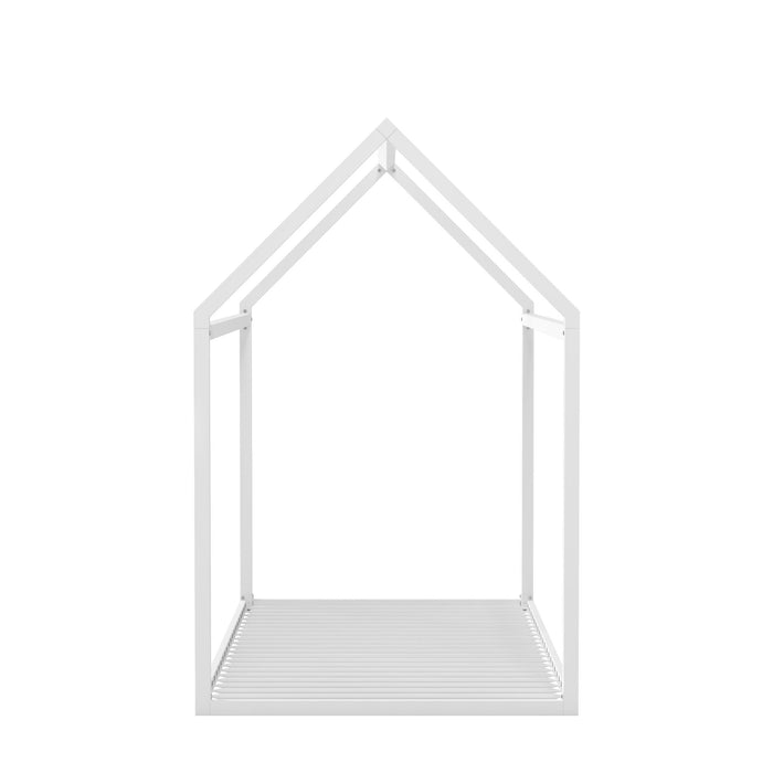 Little Seeds Skyler Twin Montessori House Bed - White