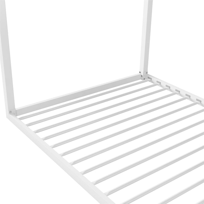 Little Seeds Skyler Twin Montessori House Bed - White
