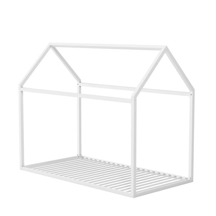 Little Seeds Skyler Twin Montessori House Bed - White