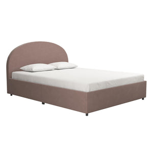 Mr. Kate Moon Queen Upholstered Bed with Storage - Blush