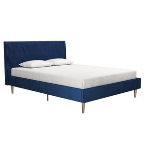 Mr. Kate Daphne Queen Upholstered Bed - Blue