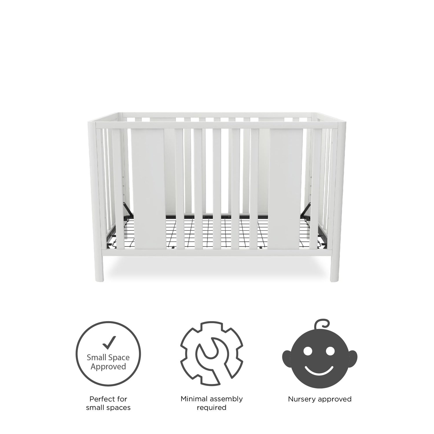 Little Seeds Crawford 3 in 1 Crib White The Brick