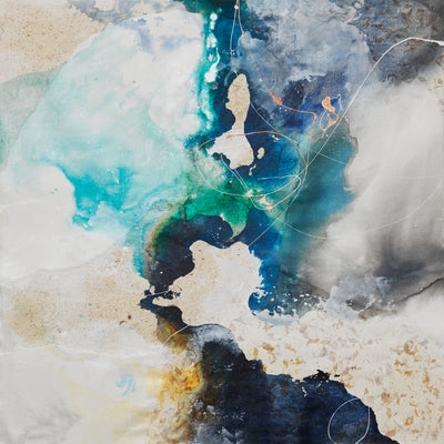 "Kinky Flow" Giant Art 54x54 Wall Art