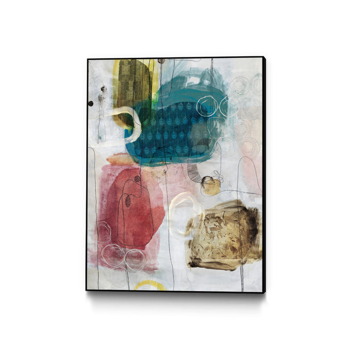 \"Flip Flop\" Canvas Framed Black 24x32 Wall Art