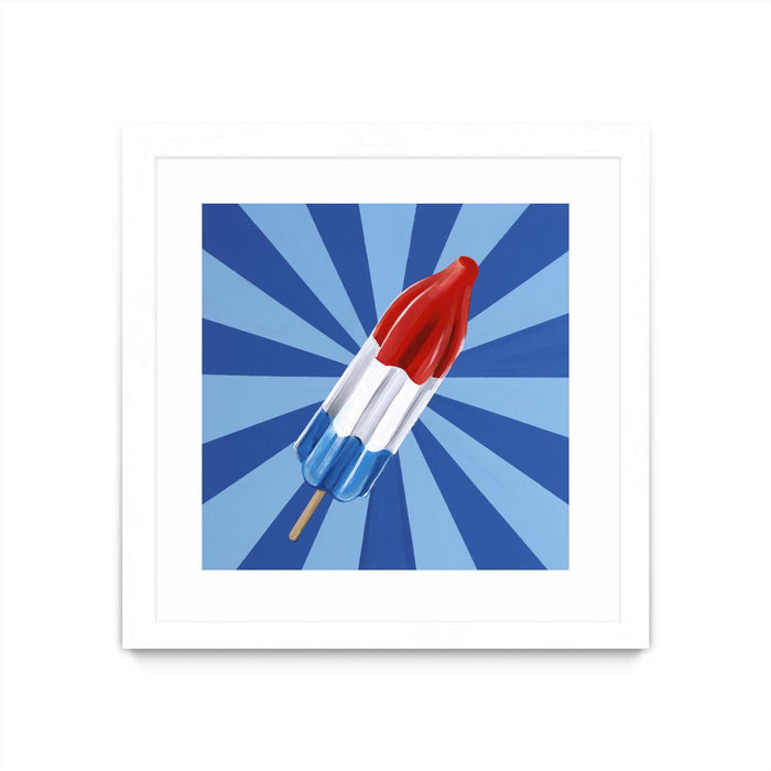 \"Daily Cravings Vi\" Matted and Framed White 30x30 Wall Art