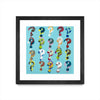 \"Pop The Question\" Matted and Framed Black 30x30 Wall Art