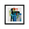\"Return The Fork\" Matted and Framed Black 30x30 Wall Art