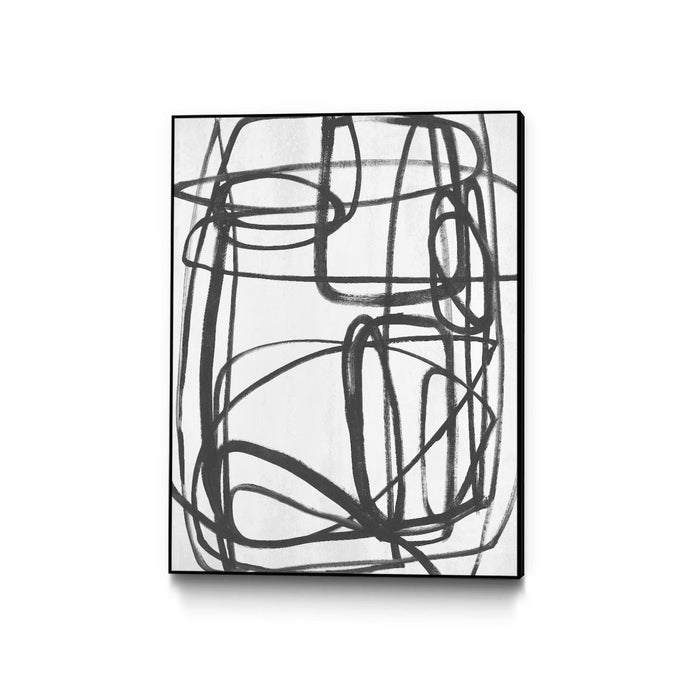 \"Sensational Climb\" Canvas Framed Black 18x24 Wall Art