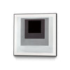 \"Inside Box Thinker\" Canvas Framed Black 20x20 Wall Art