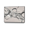 \"Demanding Order Iv\" Canvas Framed Black 24x18 Wall Art