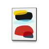 \"Joy And Pop Ii\" Canvas Framed Black 18x24 Wall Art
