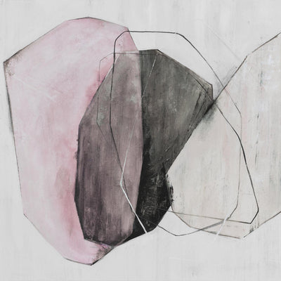 "Tickled With Pink" Giant Art 72x72 Wall Art