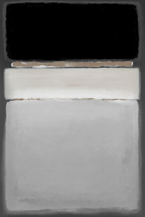 \"Planned Impression Iv\" Canvas Framed Black 24x36 Wall Art