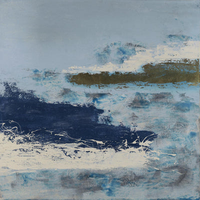 "Washing To Shore" Giant Art 54x54 Wall Art