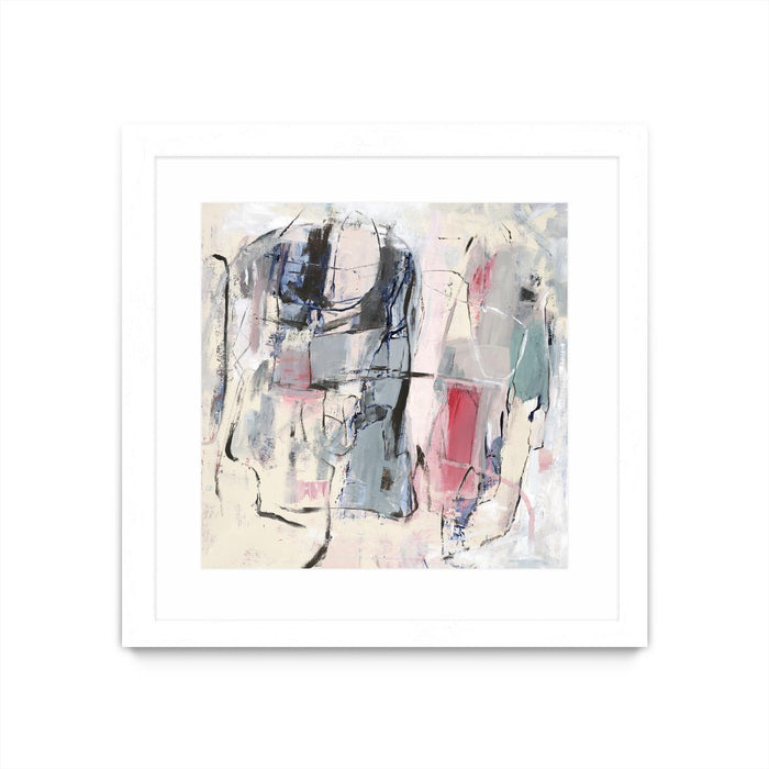 \"Palpitation Monitor\" Matted and Framed White 36x36 Wall Art